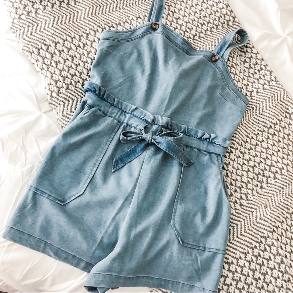 American Eagle denim romper
